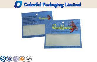 Customized PET / PE Fishing Lure Packaging Bags with Alumin