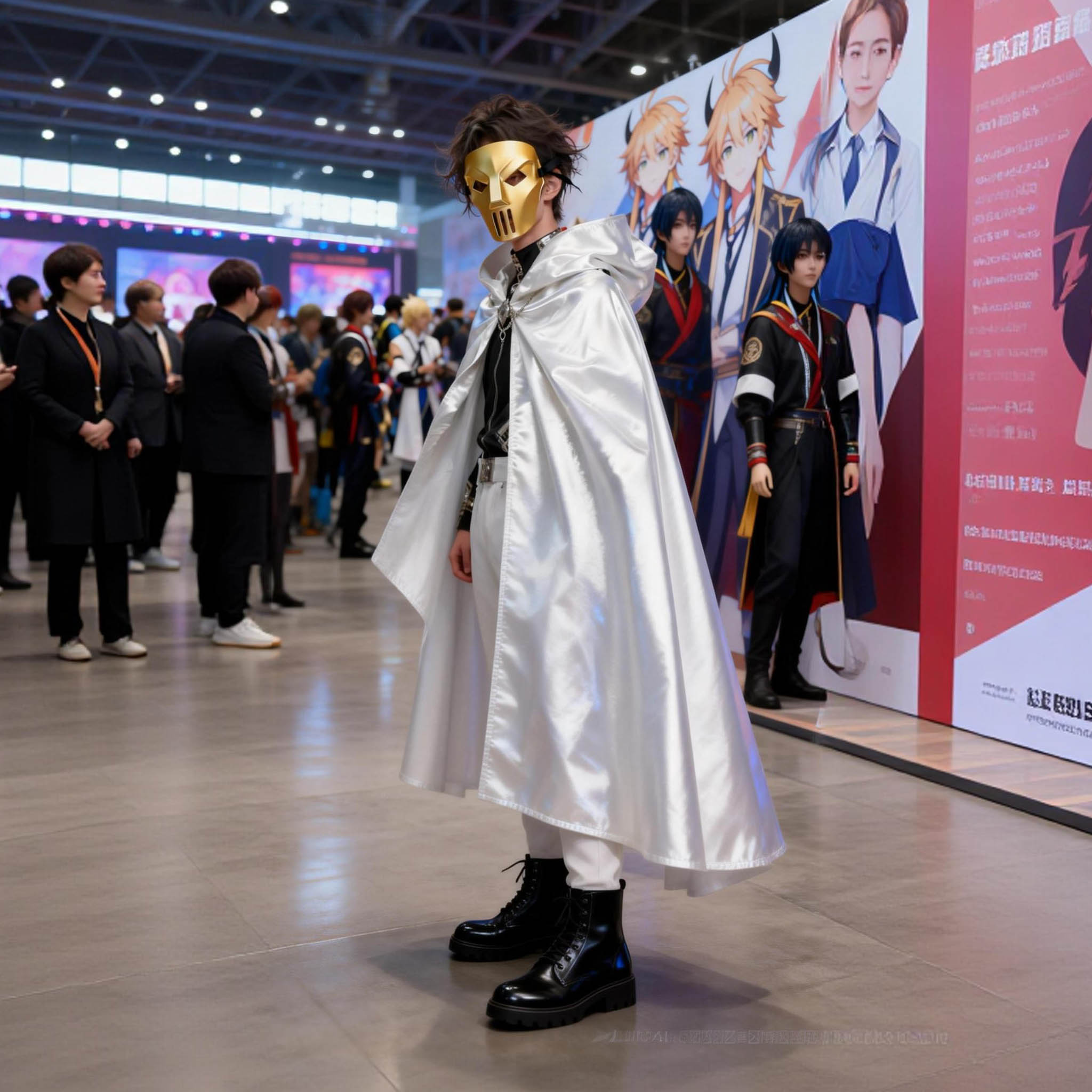 Cosplay Props Gold Mask