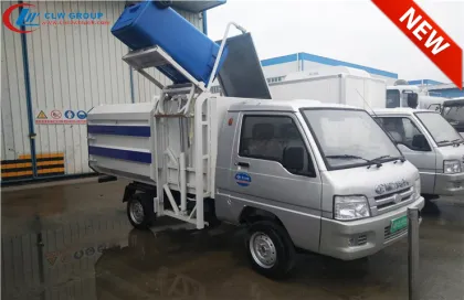 Cheap new energy electric small mobile refuse truck
