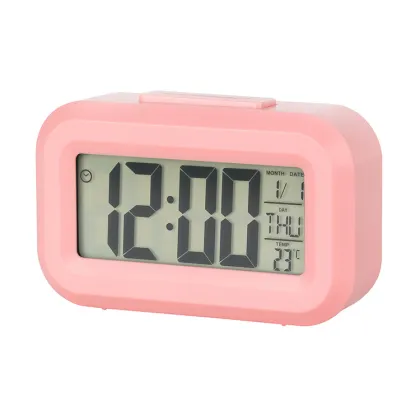 Smart Table Clocks with Night Light, Date, Temperature, Timer, and Alarm Clocks for Office and Bedroom