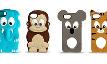 Silicone Cute Animals Cell Phone Case
