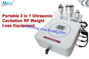 Portable 3 In 1 Body Slimming Machine With Ultrasonic Cavitation / Rf Weight Loss Machine