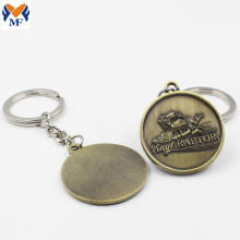 Metal Custom Antique Silver Bronze Keychain