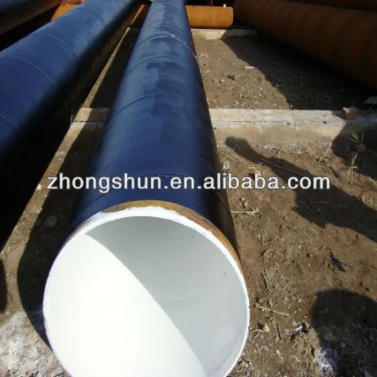SSAW-API 5L X46 steel pipe with 2PE coating