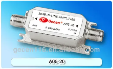 Gecen In line Amplifier /satellite tv amplifier Model A05-20