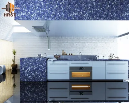 Luxury Lapis Lazuli Blue Agate Slab Tiles