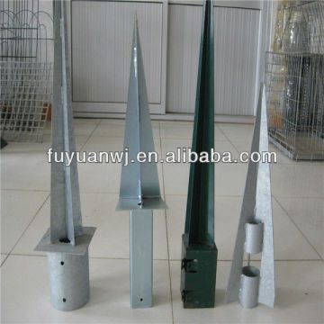 huanghua power coated stainless ground pole anchors (professional manufacture)