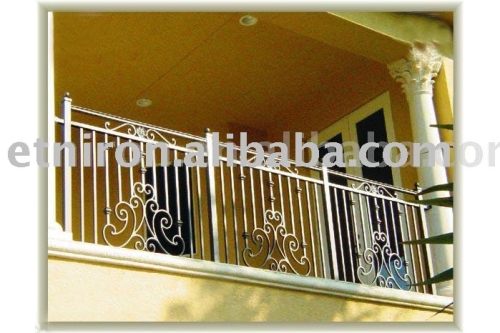 wrought iron balcony railing