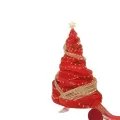Materiale decorativo artigianale in bambù per albero di Natale intrecciato a mano