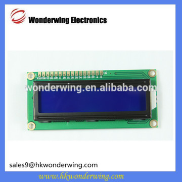 high quality white letters on blue 5V 1602A TFT LCD display