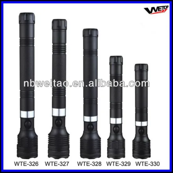 cree Q3 aluminium LED rechargeable torch brightness adjustable