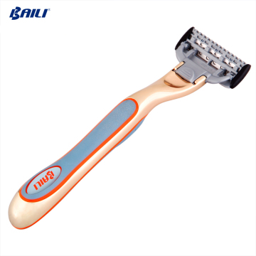 골드 남성 면도날 만드는 기계 baili 면도기