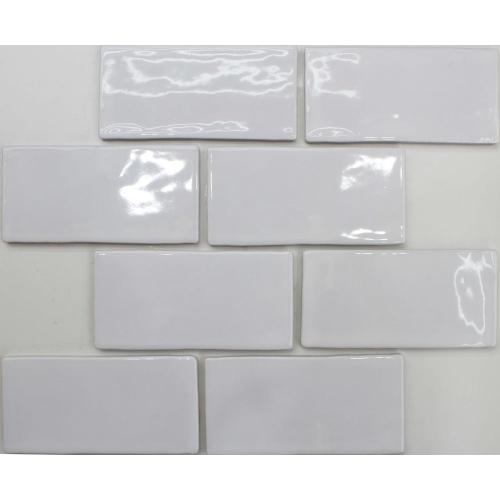 Ladrillo ver azulejos de porcelana vidriada