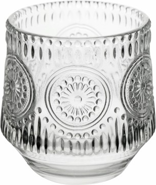 Luxury glass candle jar