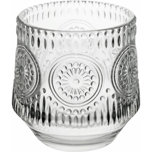 Luxuriöses Kerzenglas aus Glas