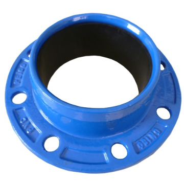 Quick Flange Adapter for PVC and Polythene Pipes - Ductile Iron DI Flange Adaptor