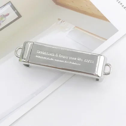 Metal Diagonal Straddle Phone Clip with Chain Shoulder Case Accessory for Women