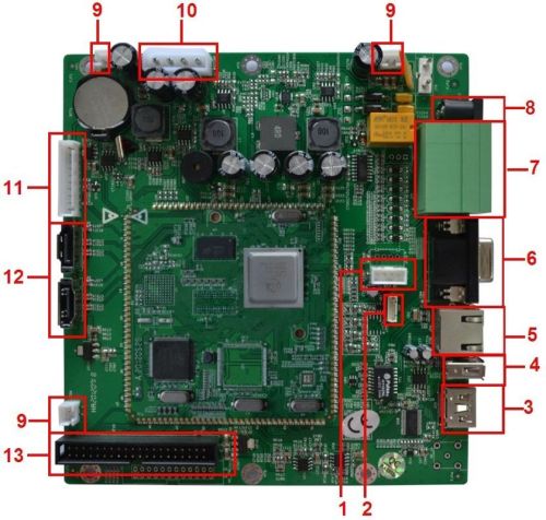 3g / Wifi Real-time 1080p Hd Dvr Pcb Board Assembly