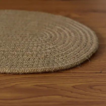 anti-slip Jute flax wholesale coffe mat