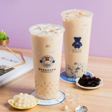 Wholesale PP Round Clear Plastic Bubble Tea Cups