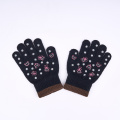 100% acrylic knitted gloves for kids