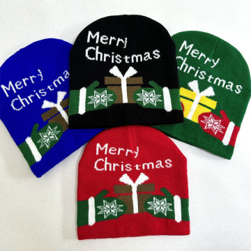 Newest Women's Jacquard Hat Christmas Beanie Caps Knitted Cap for Men
