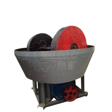 Mulin à casserole humide 1200A pour broyage en minerai en or avec mercure, 1 TPH Capacité