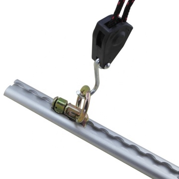 Logistisches Aluminium-L-Track-Bindungssystem mit Doppelstudelanpassung und Ratchet