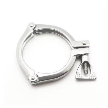 Stainless steel three-section clamp