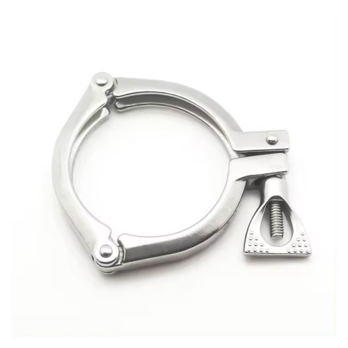 Stainless steel three-section clamp