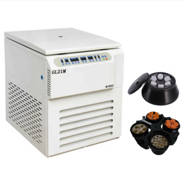 GL21M 21000rpm Alta Velocidad Refrigerada Centrifuga con Rotor Swing Bucket y Angle Rotor