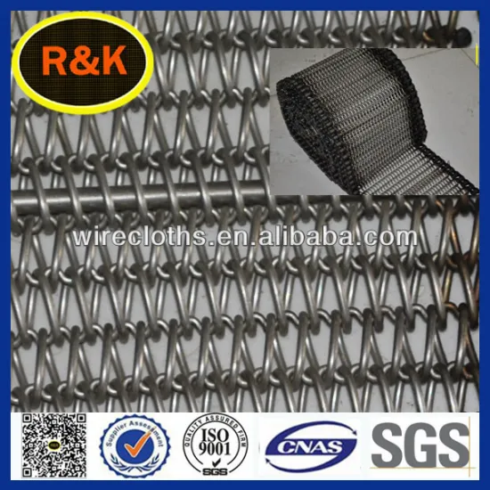ultra fine stainless steel flat flex wire mesh conveyor belt