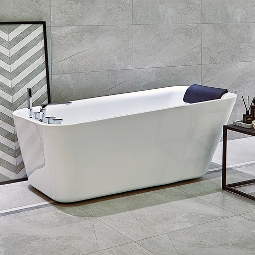 Einfaches Design Acryl freistehende Badewanne