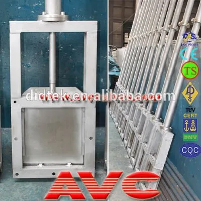 DIDTEK Knife rectangular gate valve