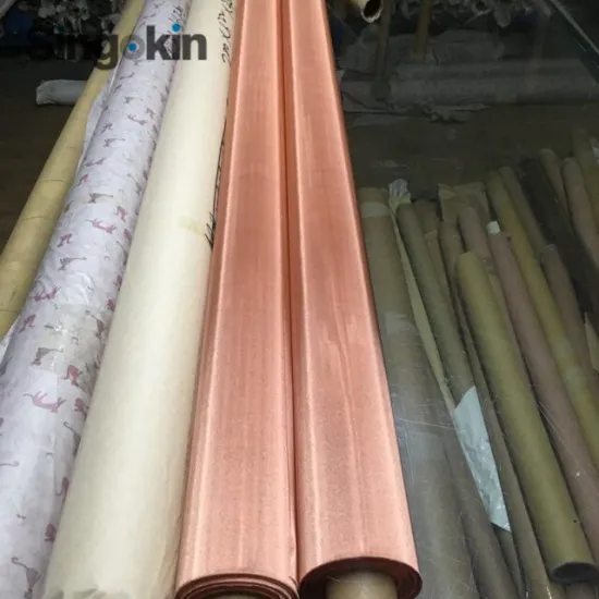 75 Micron Pure Copper Mesh Screen for Faraday Cages