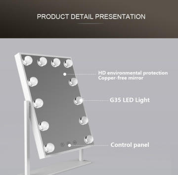 Make Up Cosmetic Rectangle Table Makeup Mirror