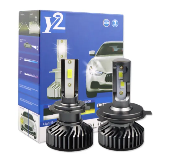 Auto Lighting System F2 LED Headlight 50W - Super White Bulb for H4, H3, H1, H7, H11, and 9005 Models