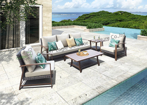 Đồ gỗ ngoài trời Patio Sofa Set