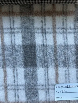 Plaid Flannel Fabric Tweed Wool Fabric