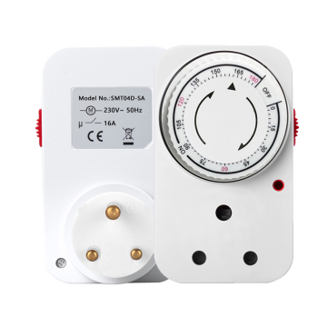 24 Hour Programmable Energy-Saving Mechanical Countdown Timer with Switch Knob