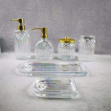 Luxury bathroom accessory set