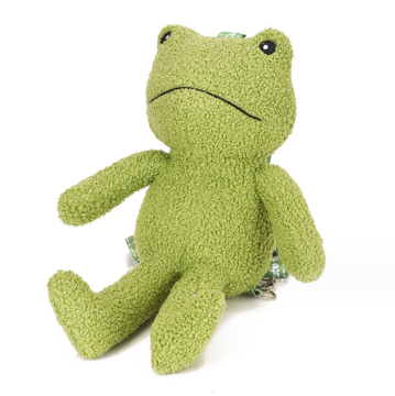Funny Frog Backpack: Cute, New Girl's Bag with Fashion Cartoon Plush Design