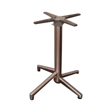 Irregular Four Feet Base Folding Stainless Steel Outdoor Table Base