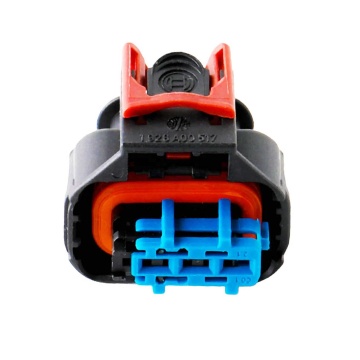 Black Waterproof Auto Connector 3 Way Kompakt 2.8 Series 1928405523 Female