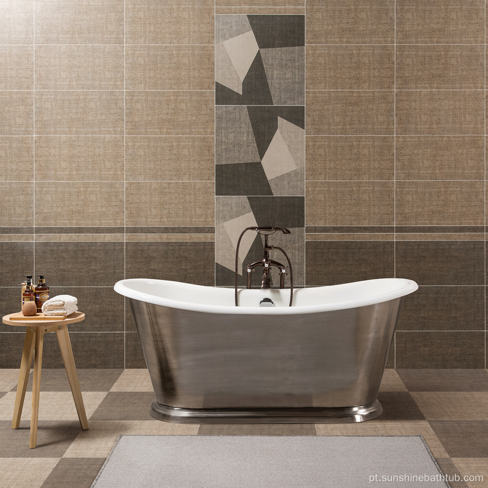 Polido Ferro Caster Antigo Esamel Antigo Bathtub