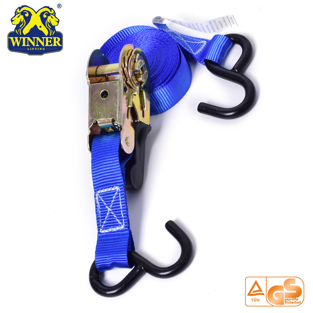 Polyester Ratchet Tie Down Strap For Heavy Duty