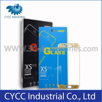 3D Full Cover Tempered Glass Screen Protector For Samsung Galaxy S6 Edge