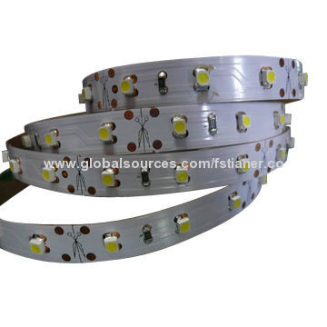3528 RGB LED strips with tape and epoxy sealed IP67, CE and RoHS-approved, 50,000hrs lifespan