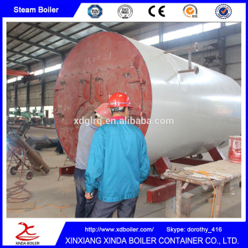 Fire Tube Horizontal 10 ton Oil or Gas fired Steam Boiler working with 13 bar pressure factory direct supply