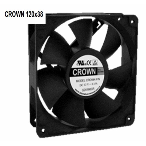 Crown 120x38 DC Blower H6 Refriamiento industrial